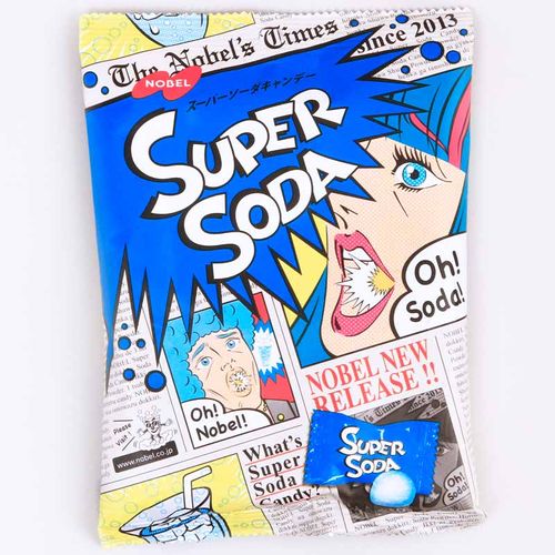 Bala Japonesa Super Soda 84g - Nobel