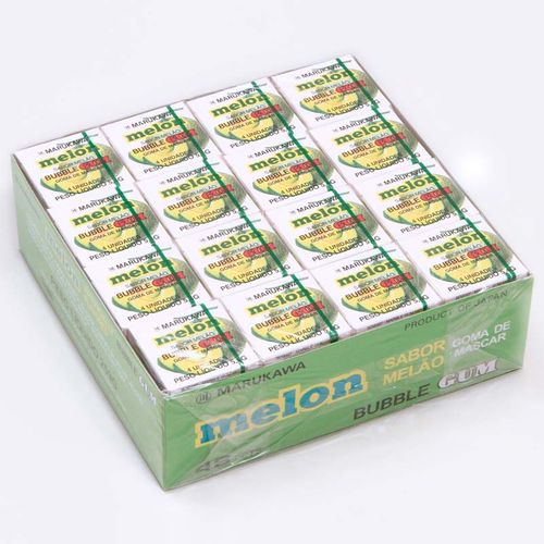 Caixa de Chicletes Sabor Melão com 48 unidades - Marukawa