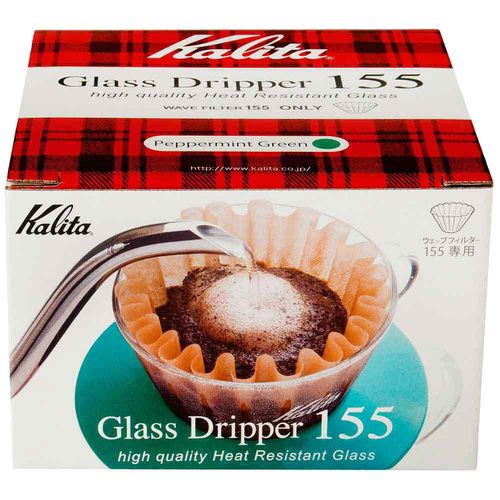 Porta Filtro de Café Glass Dripper Verde - Kalita