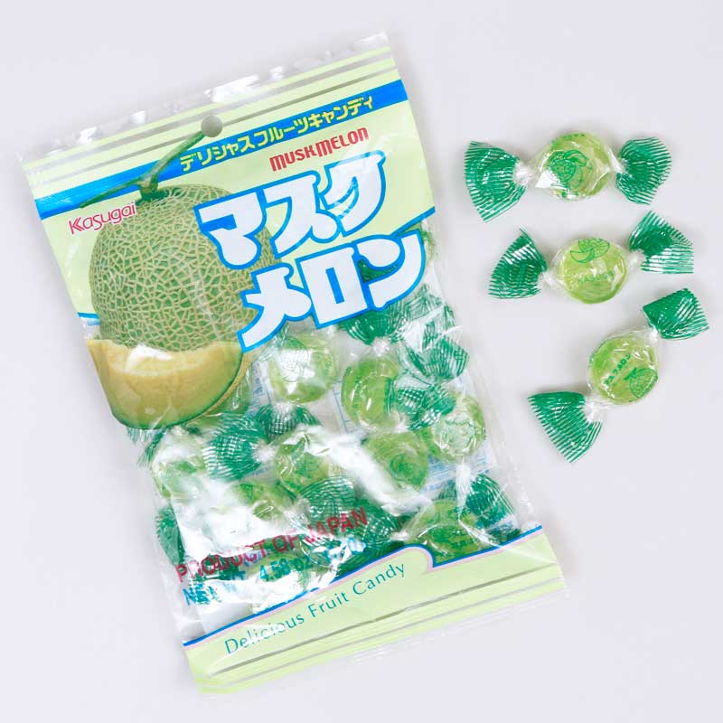 bala-de-melao-musk-melon-130g-Kasugai-embalagem-conteudo