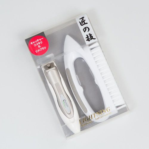 Cortador Inox de Unha com Escova 6,5cm - Green Bell