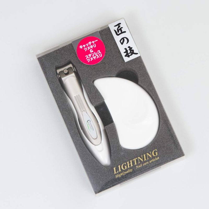 cortador-inox-de-unha-com-lixa-separada-65mm-Takumi-no-Wasa-Green-Bell-embalagem-frente