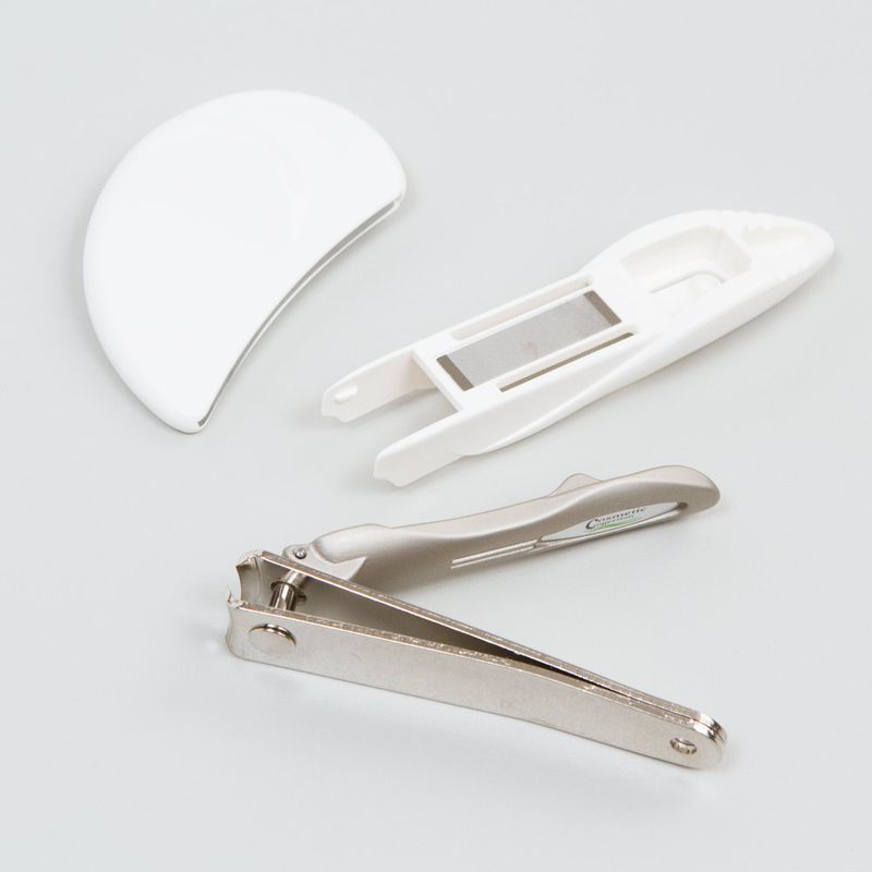 cortador-inox-de-unha-com-lixa-separada-65mm-Takumi-no-Wasa-Green-Bell-conteudo