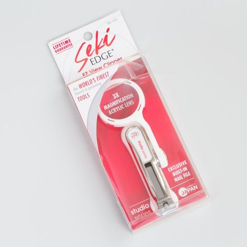 Cortador Inox de Unha com Lupa e Coletor 12,5cm - Green Bell