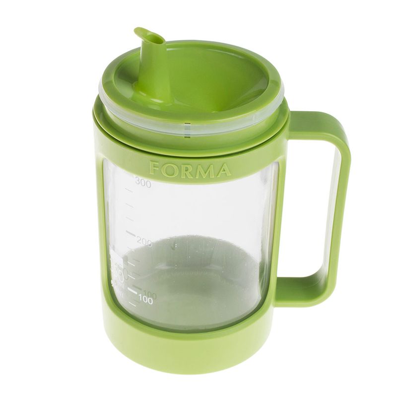 molheira-de-vidro-com-protecao-e-tampa-plastica-verde-350mL-Asvel-sem-tampa