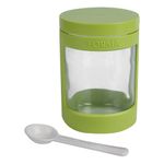 pote-de-vidro-com-protecao-e-tampa-plastica-verde-470mL-Asvel-com-colher