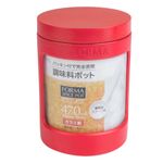 pote-de-vidro-com-protecao-e-tampa-plastica-vermelho-470mL-Asvel