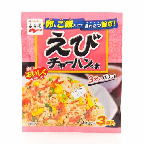 Tempero para Chahan sabor Camarão 3Px7g - Nagatanien