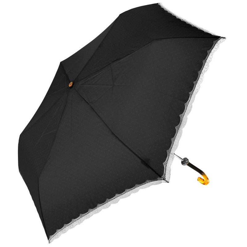 guarda-chuva-compacto-preto-seiren-mitsuori-50cm-Water-Front-aberto-na-diagonal
