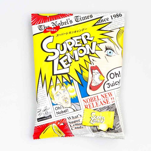 Bala Japonesa de Limão Super Lemon 84g - Nobel