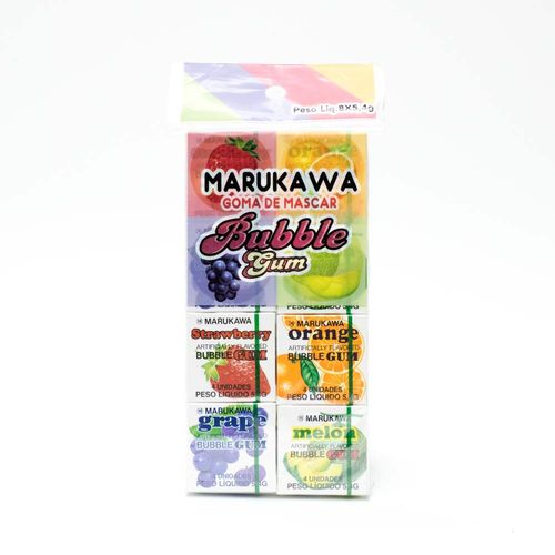 Mini Conjunto de Chicletes Sortidos 8x5,4g - Marukawa