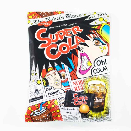 Bala Japonesa Super Cola 84g - Nobel