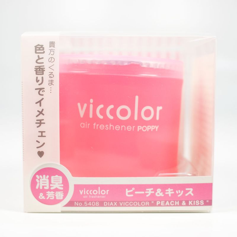 aromatizador-de-carro-Viccolor-Peach---Kiss-DIAX-embalagem-frente