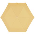 guarda-chuva-compacto-amarelo-acinzentado-pokeflat-colorful-55cm-Water-Front-aberto-de-cima
