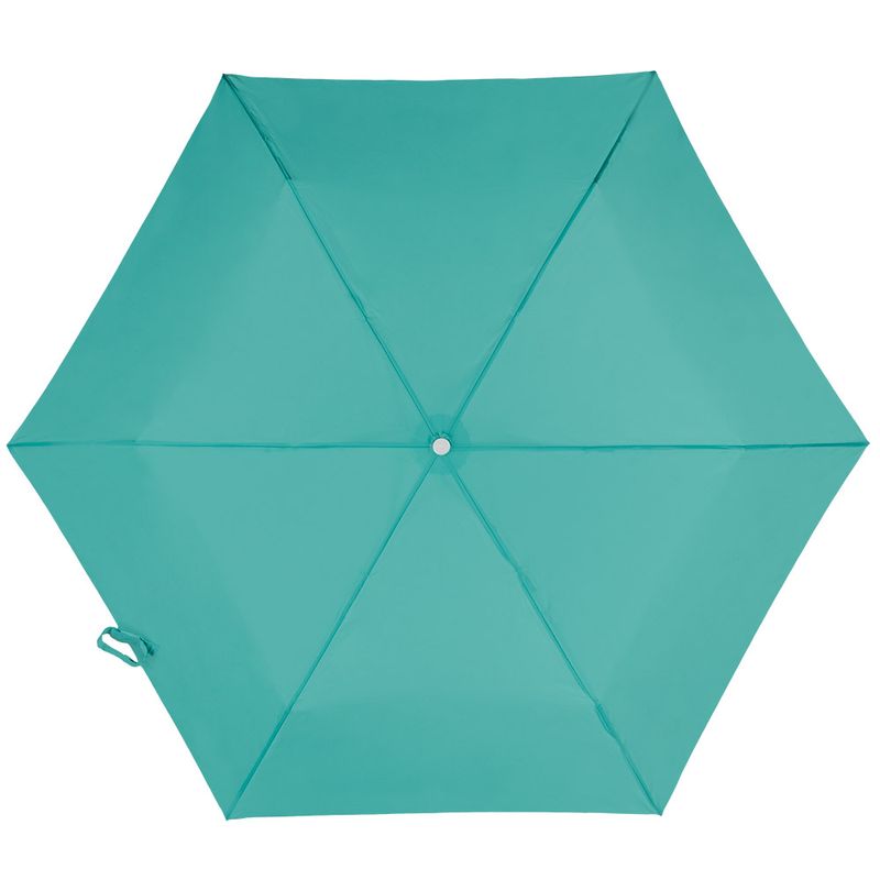 guarda-chuva-compacto-verde-jade-pen-boso-mitsuori-50cm-Water-Front-aberto-de-cima
