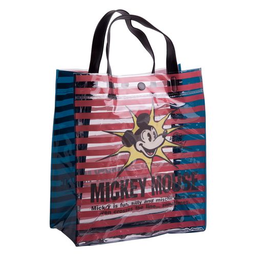 Sacola Transparente PVC Reutilizável Mickey Mouse - Skater