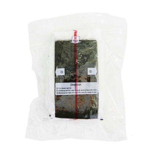 Alga Marinha Nori Onigiri Sheet Genroku 100 Folhas com Película - Shinsen